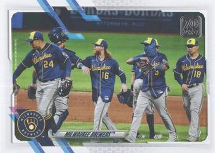 #59 Milwaukee Brewers - Milwaukee Brewers - 2021 Topps Baseball