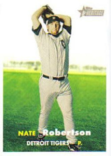 #59 Nate Robertson - Detroit Tigers - 2006 Topps Heritage Baseball