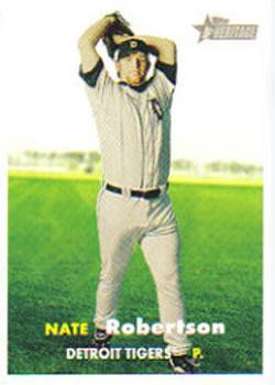 #59 Nate Robertson - Detroit Tigers - 2006 Topps Heritage Baseball