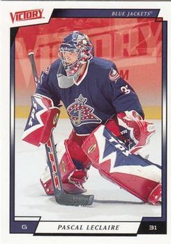 #59 Pascal Leclaire - Columbus Blue Jackets - 2006-07 Upper Deck Victory Hockey