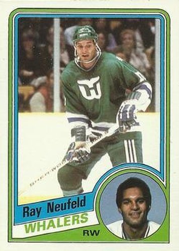 #59 Ray Neufeld - Hartford Whalers - 1984-85 Topps Hockey