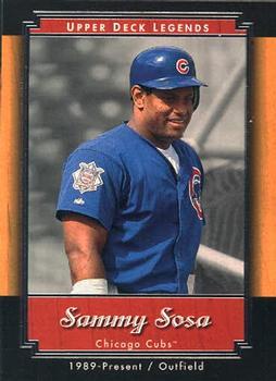 #59 Sammy Sosa - Chicago Cubs - 2001 Upper Deck Legends Baseball