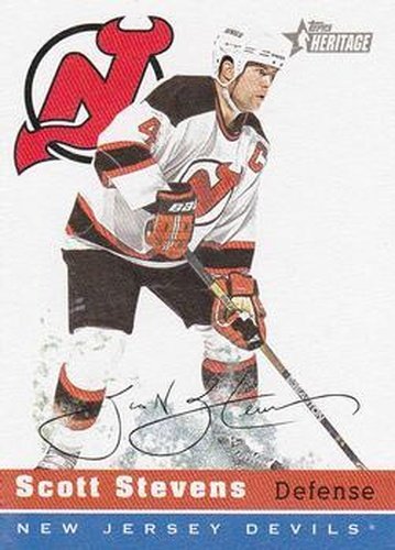 #59 Scott Stevens - New Jersey Devils - 2000-01 Topps Heritage Hockey