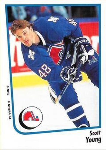 #59 Scott Young - Quebec Nordiques - 1994-95 Panini Hockey Stickers