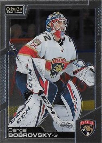#59 Sergei Bobrovsky - Florida Panthers - 2020-21 O-Pee-Chee Platinum Hockey
