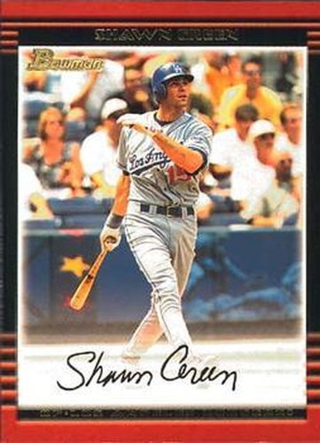 #59 Shawn Green - Los Angeles Dodgers - 2002 Bowman Baseball