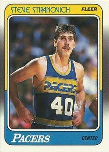#59 Steve Stipanovich - Indiana Pacers - 1988-89 Fleer Basketball