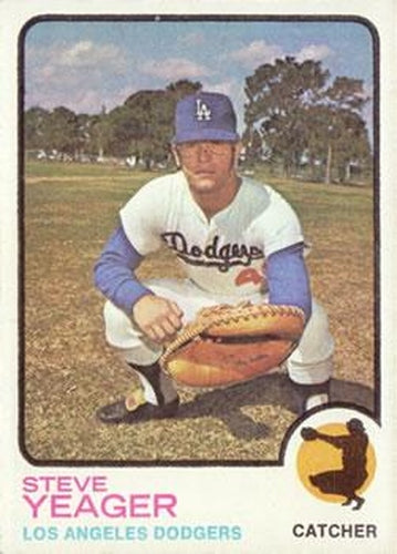 #59 Steve Yeager - Los Angeles Dodgers - 1973 Topps Baseball