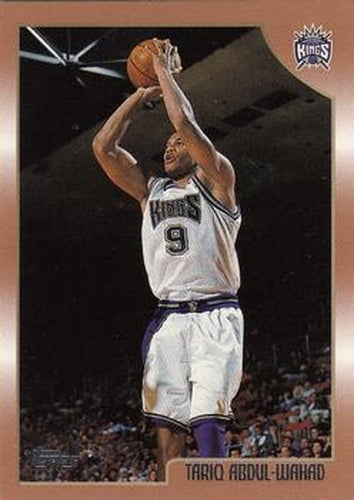 #59 Tariq Abdul-Wahad - Sacramento Kings - 1998-99 Topps Basketball