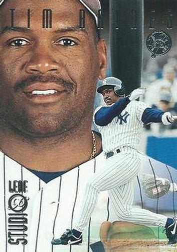 #59 Tim Raines - New York Yankees - 1996 Studio Baseball