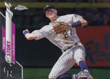 #59 Trevor Story - Colorado Rockies - 2020 Topps Chrome Baseball