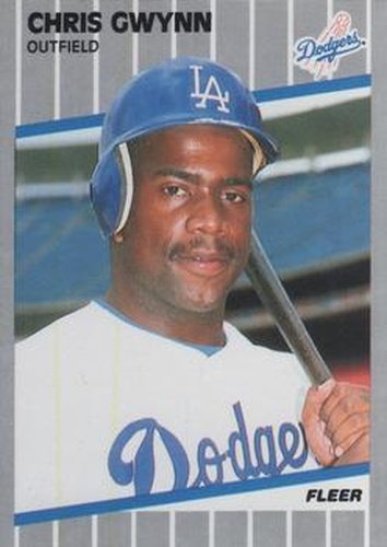 #59 Chris Gwynn - Los Angeles Dodgers - 1989 Fleer Baseball