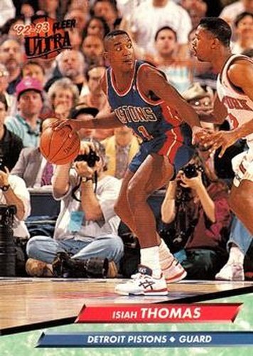 #59 Isiah Thomas - Detroit Pistons - 1992-93 Ultra Basketball