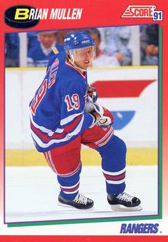 #59 Brian Mullen - New York Rangers - 1991-92 Score Canadian Hockey