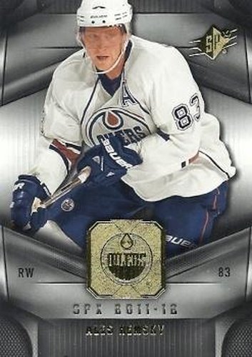 #59 Ales Hemsky - Edmonton Oilers - 2011-12 SPx Hockey