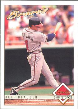 #59 Jeff Blauser - Atlanta Braves - 1993 O-Pee-Chee Baseball