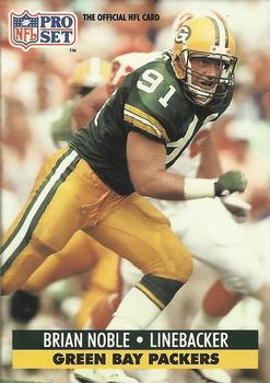 #159 Brian Noble - Green Bay Packers - 1991 Pro Set Football