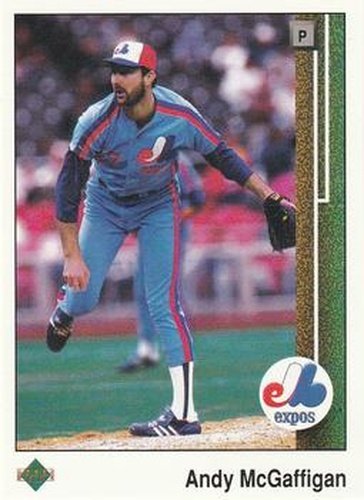 #359 Andy McGaffigan - Montreal Expos - 1989 Upper Deck Baseball