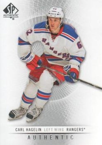 #59 Carl Hagelin - New York Rangers - 2012-13 SP Authentic Hockey