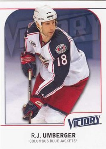 #59 R.J. Umberger - Columbus Blue Jackets - 2009-10 Upper Deck Victory Hockey