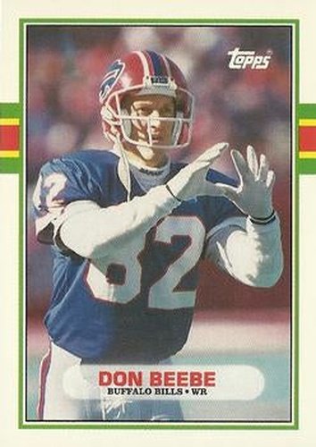#59T Don Beebe - Buffalo Bills - 1989 Topps Traded Football