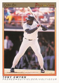 #59 Tony Gwynn - San Diego Padres - 1991 O-Pee-Chee Premier Baseball