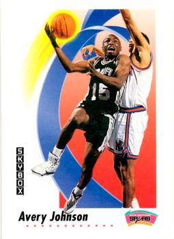 #259 Avery Johnson - San Antonio Spurs - 1991-92 SkyBox Basketball