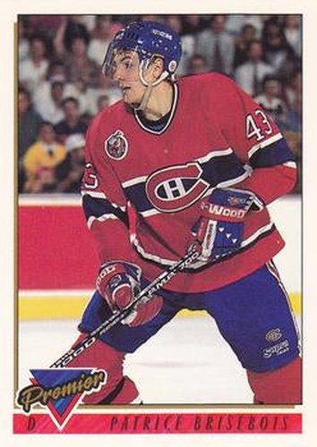 #59 Patrice Brisebois - Montreal Canadiens - 1993-94 Topps Premier Hockey