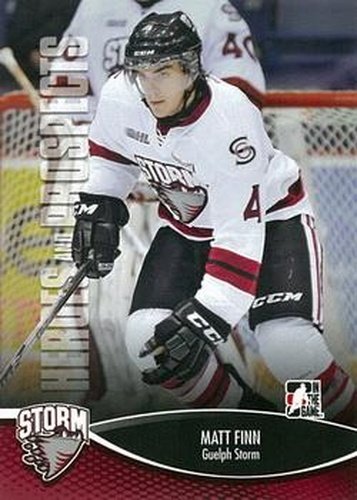 #59 Matt Finn - Guelph Storm - 2012-13 In The Game Heroes and Prospects Hockey