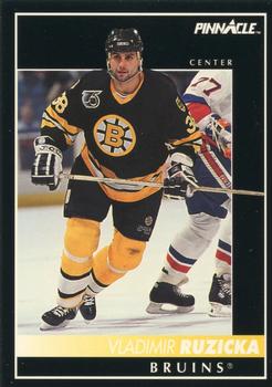 #59 Vladimir Ruzicka - Boston Bruins - 1992-93 Pinnacle Canadian Hockey