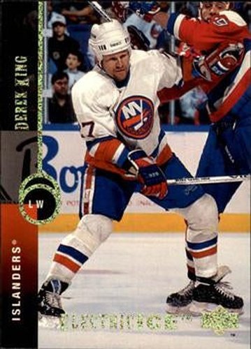 #59 Derek King - New York Islanders - 1994-95 Upper Deck Hockey - Electric Ice