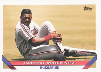 #59 Carlos Martinez - Cleveland Indians - 1993 Topps Baseball