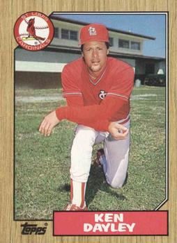 #59 Ken Dayley - St. Louis Cardinals - 1987 Topps Baseball