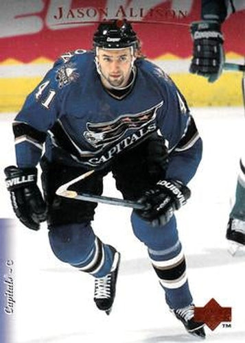 #59 Jason Allison - Washington Capitals - 1995-96 Upper Deck Hockey