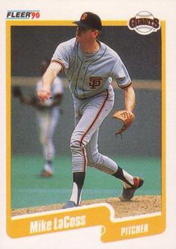 #59 Mike LaCoss - San Francisco Giants - 1990 Fleer USA Baseball