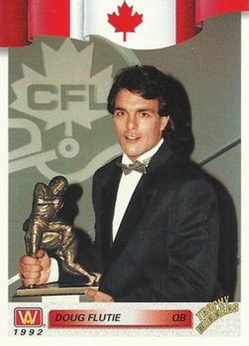 #59 Doug Flutie - Calgary Stampeders - 1992 All World CFL Football