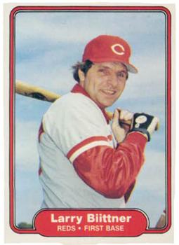 #59 Larry Biittner - Cincinnati Reds - 1982 Fleer Baseball