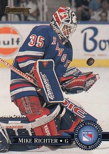 #59 Mike Richter - New York Rangers - 1995-96 Donruss Hockey