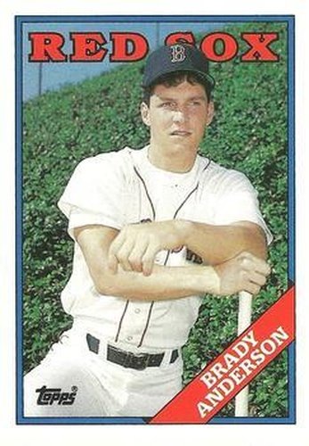 #5T Brady Anderson - Boston Red Sox - 1988 Topps Traded Baseball