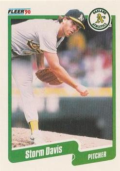#5 Storm Davis - Oakland Athletics - 1990 Fleer USA Baseball