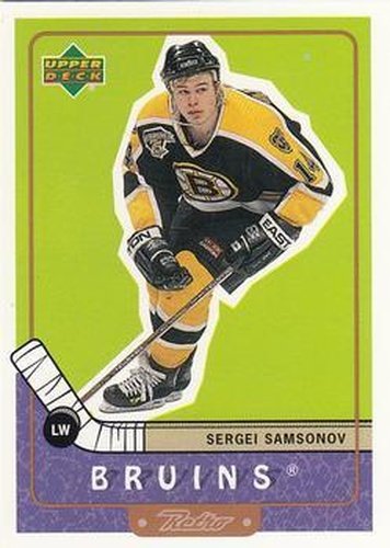 #5 Sergei Samsonov - Boston Bruins - 1999-00 Upper Deck Retro Hockey
