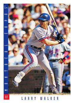 #5 Larry Walker - Montreal Expos - 1993 Score Baseball