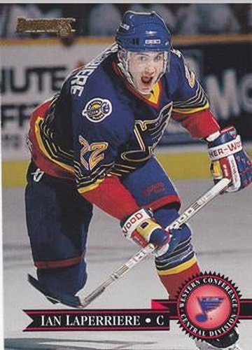#5 Ian Laperriere - St. Louis Blues - 1995-96 Donruss Hockey
