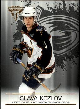 #5 Slava Kozlov - Atlanta Thrashers - 2003-04 Pacific Private Stock Titanium Hockey