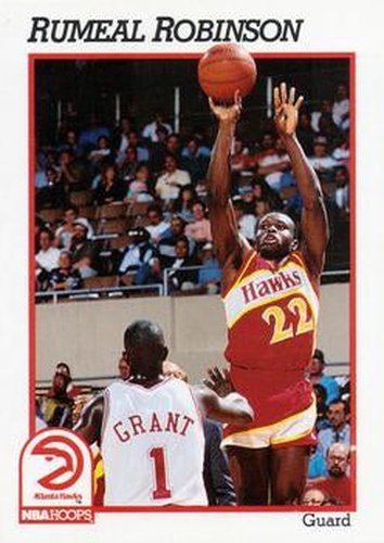 #5 Rumeal Robinson - Atlanta Hawks - 1991-92 Hoops Basketball