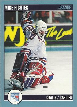 #5 Mike Richter - New York Rangers - 1992-93 Score Canadian Hockey