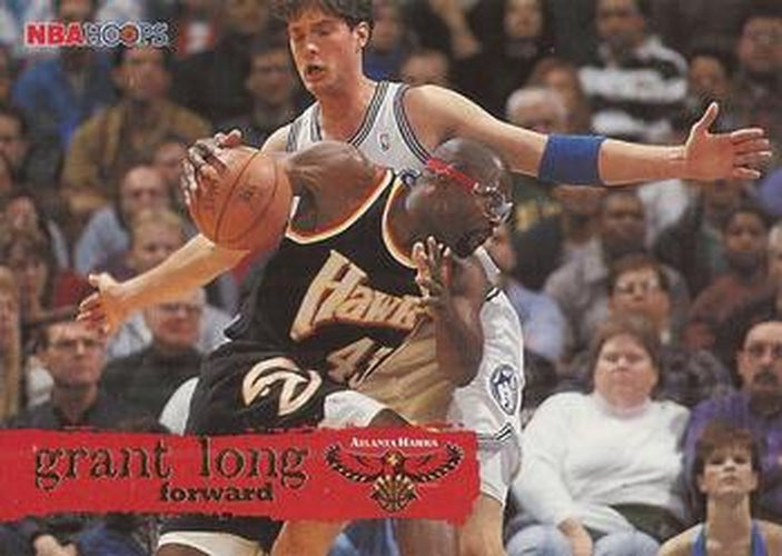 #5 Grant Long - Atlanta Hawks - 1995-96 Hoops Basketball