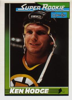 #5 Ken Hodge - Boston Bruins - 1991-92 O-Pee-Chee Hockey