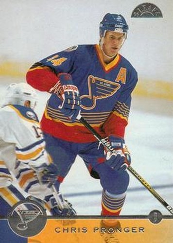 #5 Chris Pronger - St. Louis Blues - 1996-97 Leaf Hockey