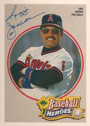 #5 Reggie Jackson - California Angels - 1990 Upper Deck Baseball - Baseball Heroes: Reggie Jackson